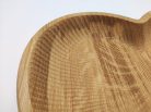 Dekoratív fa tál - szív alakú 30cm GYKT30