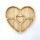 Fa tálaló tál osztott szív alakú NOS30